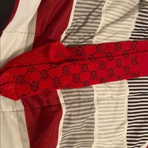 Red Gucci Socks